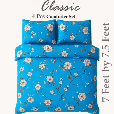 Comfort House Blooming Bliss Floral Pattern Comforter Set image