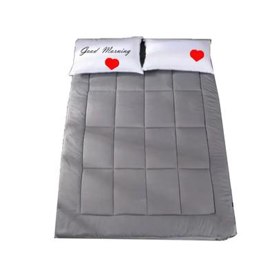 Comfort House Grey Colour Sweetnight Full Mattress Topper 7 FeetX6 Feet image