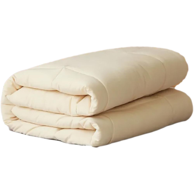 Comfort House Solid Color Lightweight King Comforter King Size - Cream image