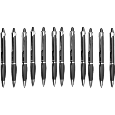 Comix Space Inspired Pen 0.5mm Black 12 Pcs image