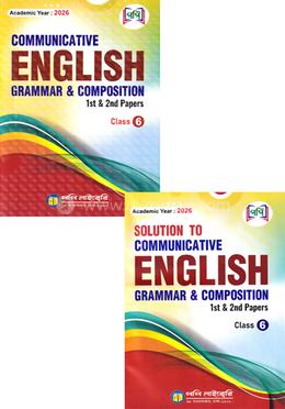Communicative English Grammer and Compositon 1st and 2nd Paper With Solution - Class 6 image