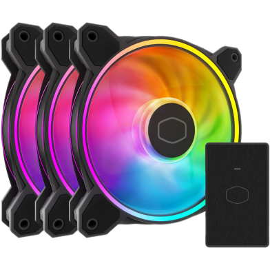 Cooler Master MFL-B2DN-213P2-R2 MasterFan MF120 Halo2 3in1-black image