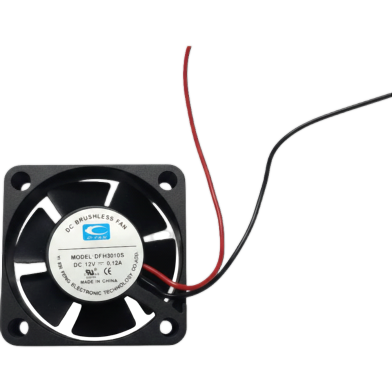 Cooling Fan Dc 12v 30x10mm Fan With Cable 30mm Fan 12v Fan 3010 Mini Fans image