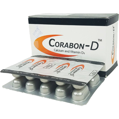 Corabon-D 500 mg 10's Strip Tablet image