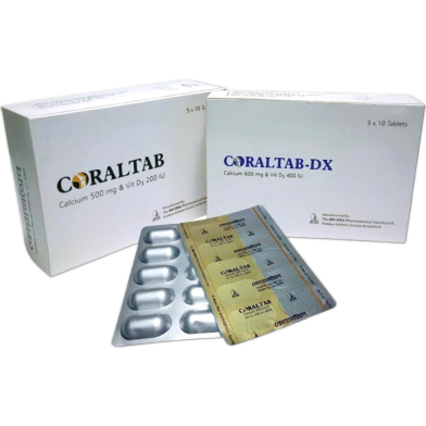 Coraltab Tablet 10's Strip image