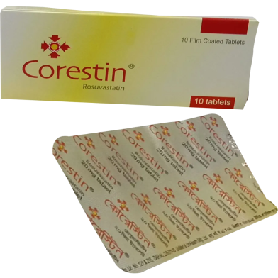 Corestin 5 mg Tablet 10's Strip image