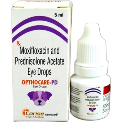 Corise Opthocare Eye Care PD (Moxifloxacin Prednisolone) for Dogs and Cats 5ml image