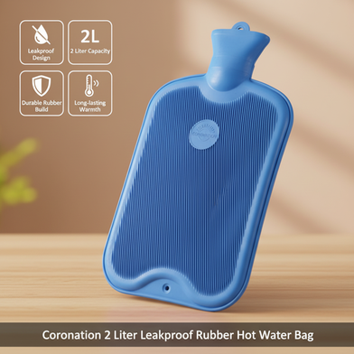 Coronation 2 Liter Leakproof Rubber Hot Water Bag Slide 2