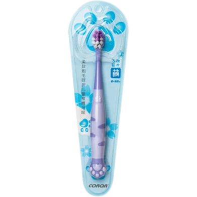 Corqr New Cat Claw Children's Toothbrush 2-9 Years image