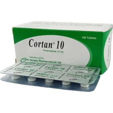 Cortan 10 mg Tablet 10's strip image