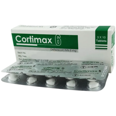Cortimax 6mg Tablet 10's Strip image