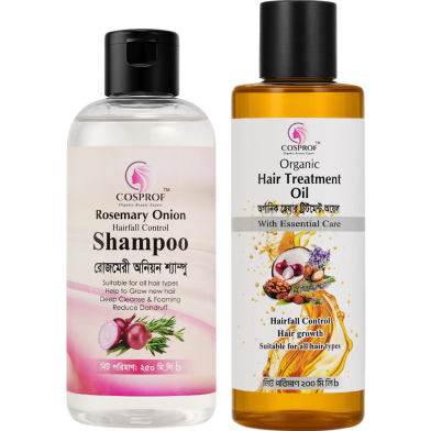 Cosprof Hair Care Combo Hair Oil 200 ml Shampoo 250 ml image