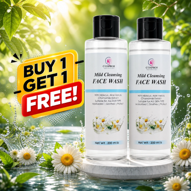 Cosprof Mild Cleansing Face Wash For All Skin Type 200ml (Buy 1 Get 1 FREE) image