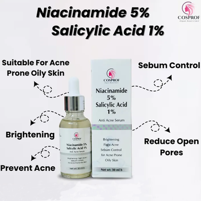 Cosprof Niacinamide Plus Salicylic Acid Serum - 30ml Slide 4