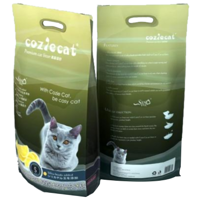 CoziCat Premium Clumping Cat Litter Lemon Flavour 5Ltr image