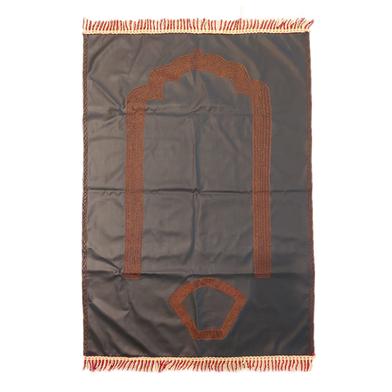 Al-Arabia Crafted Primmum Jaynamaz (জায়নামাজ) Black Coffee Color image