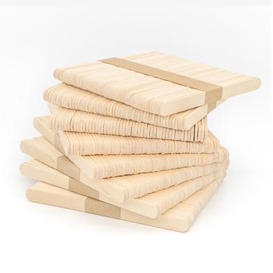 Crafts Natural Color Wooden Ice Cream Sticks Big Size 50 Pcs Slide 3