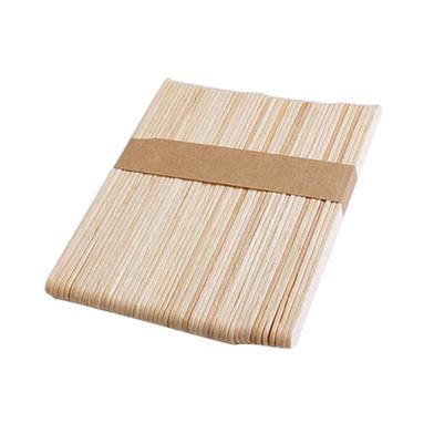 Crafts Natural Color Wooden Ice Cream Sticks Big Size 50 Pcs Slide 2