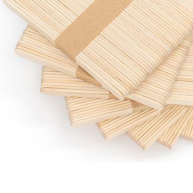 Crafts Natural Color Wooden Ice Cream Sticks Big Size 50 Pcs Slide 5