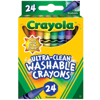 Crayola 24 Colors Ultra Clean Washable Crayon image