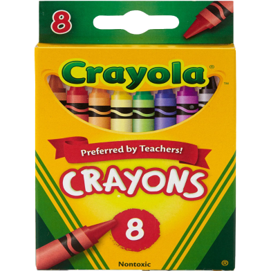 Crayola 8ct Crayons in Tuck Box image
