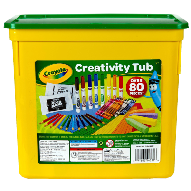 Crayola Creativity Tub 80 Pcs Set image