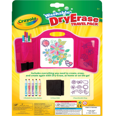 Crayola Fold and Go Dry-Erase Travel Pack image