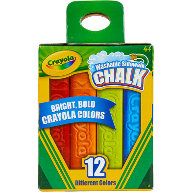 Crayola Sidewalk Chalk 12 Colors image