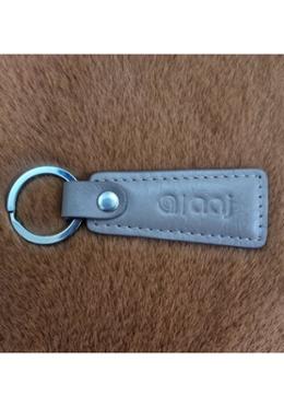 Cream Color Leather Keyring SB-KR18 image