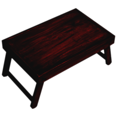 Creative Furniture 24X16 Inch Wooden Portable and Folding Table For Study And Laptop Use image