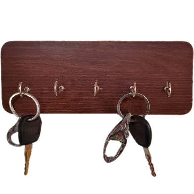 Creative Furniture Keyring Wall Mounted Key Holder With Shelf For Home And Office image