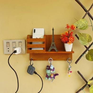 Creative Furniture Wall Mount Wooden Mobile Holder Slide 2