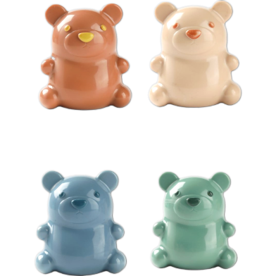 Creative bear hand washing brush children's nail seam cleaning brush massage brush nail brush baby hand cleaning brush -1pcs image