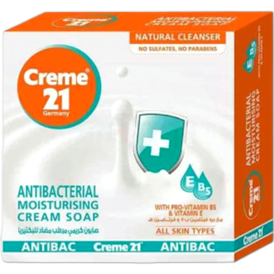 Creme 21 Antibacterial Moisturising Cream Soap 125gm image
