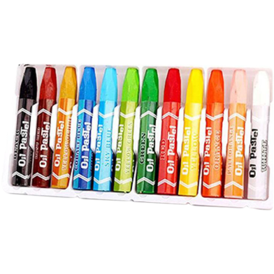 Crown Oil Pastels Color Paints Box 36 Shades image
