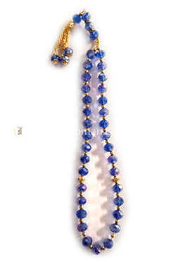 Crystal Stone Tasbih (তসবিহ) 33 Dana - Blue Color image