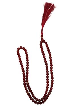Crystal Stone Tasbih (ক্রিস্টাল স্টোন তসবিহ) - 99 Dana (Maroon color) image