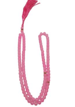 Taqwa Crystal Stone Tasbih (ক্রিস্টাল স্টোন তসবিহ) - 99 Dana (Muted Pink) image