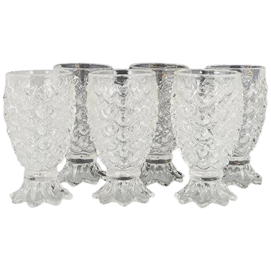 Crystallite Juice Clear Glasses 200 ML- 6 Pcs image