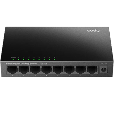 Cudy GS108 8-Port Gigabit Desktop Switch, Metal Case image