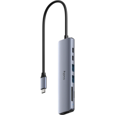 Cudy UH407 7-In-1 Type-C Hub - 4K HDMI, SD/TF Slots And High-Speed USB Ports image