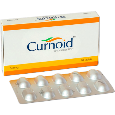 Curnoid 500 mg Tablet 10's Strip image