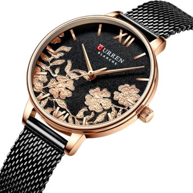 Curren Quartz Watch With Stainless Steel Strap for Women image