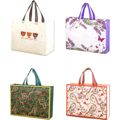 Custom Laminated Non-Woven Tote Bag 1 Pcs (Any Print) image