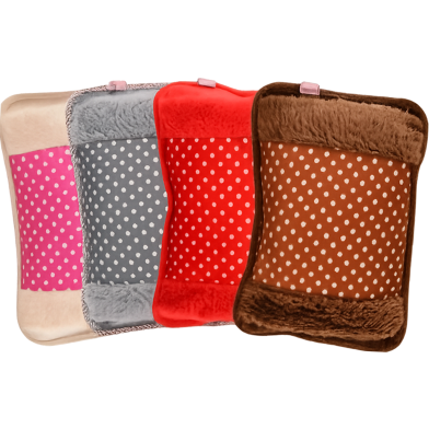 Cute Dot Pattern Rechargeable Winter Hand Warmer 220V 500W Electric Hot Water Bag image
