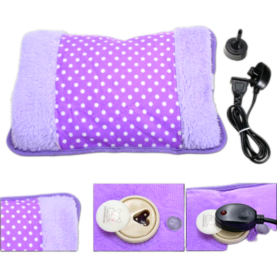 Cute Dot Pattern Rechargeable Winter Hand Warmer 220V 500W Electric Hot Water Bottle image