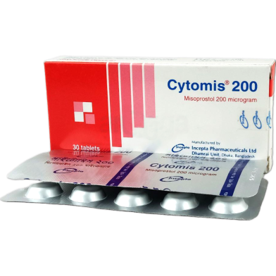 Cytomis 200 mcg Tablet 10's Strip image