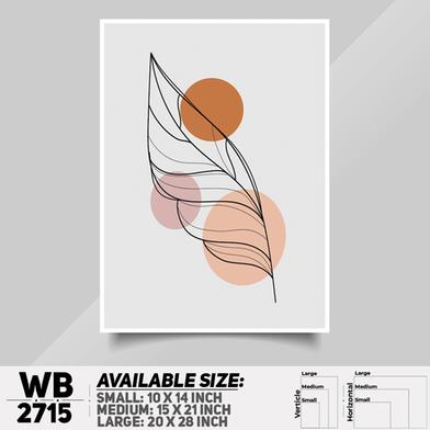 DDecorator Abstract Art Leaf Digital Art Wall Board And Wall Canvas image