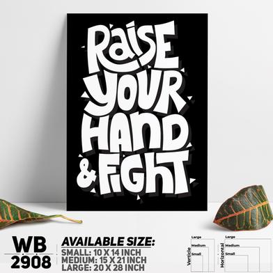 DDecorator Always Keep Fighting - Motivational Wall Board and Wall Canvas image