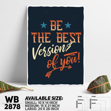 DDecorator Be The Best Version of You - Motivational Wall Board and Wall Canvas image